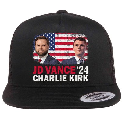 Jd Vance And Charlie Kirk Flatbill Hat