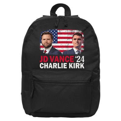 Jd Vance And Charlie Kirk 16 in Basic Backpack
