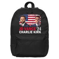 Jd Vance And Charlie Kirk 16 in Basic Backpack