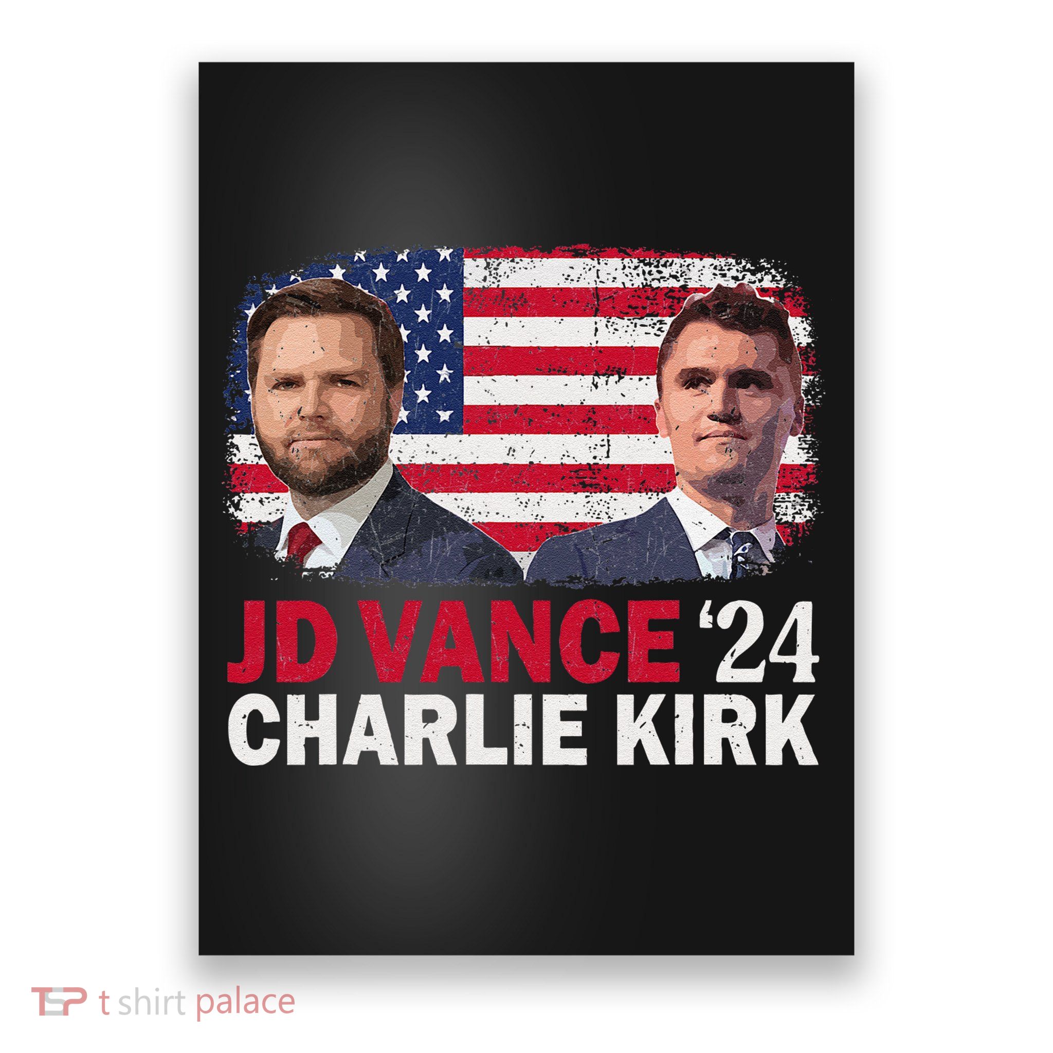 Jd Vance And Charlie Kirk Poster