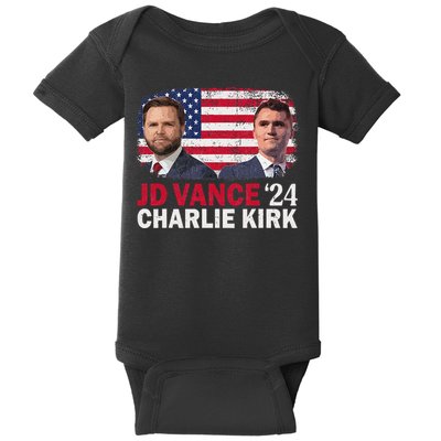 Jd Vance And Charlie Kirk Baby Bodysuit