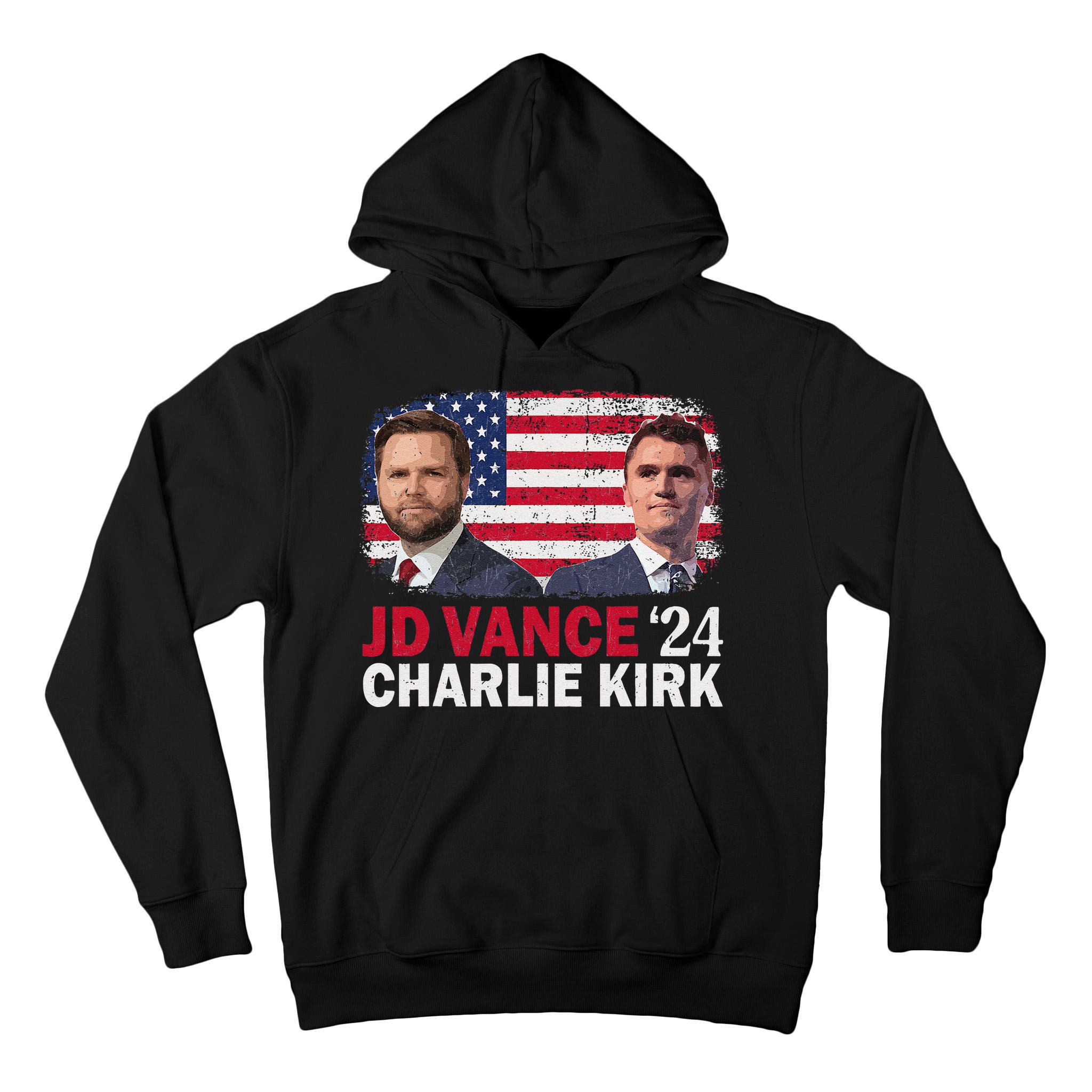 Jd Vance And Charlie Kirk Tall Hoodie