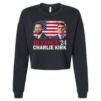 Jd Vance And Charlie Kirk Cropped Pullover Crew