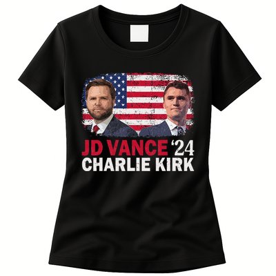 Jd Vance And Charlie Kirk Womens T-Shirt