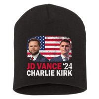 Jd Vance And Charlie Kirk Short Acrylic Beanie