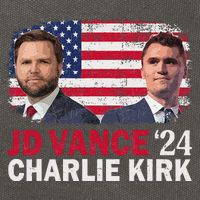 Jd Vance And Charlie Kirk Cotton Canvas Backpack