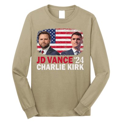 Jd Vance And Charlie Kirk Long Sleeve Shirt