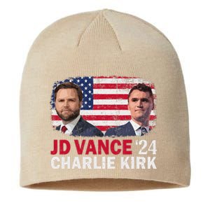 Jd Vance And Charlie Kirk Sustainable Beanie