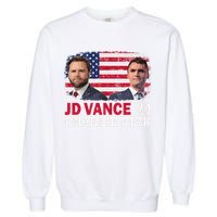 Jd Vance And Charlie Kirk Garment-Dyed Sweatshirt