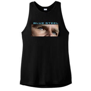 Jd Vance Blue Steel Ladies PosiCharge Tri-Blend Wicking Tank