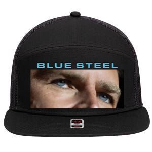 Jd Vance Blue Steel 7 Panel Mesh Trucker Snapback Hat