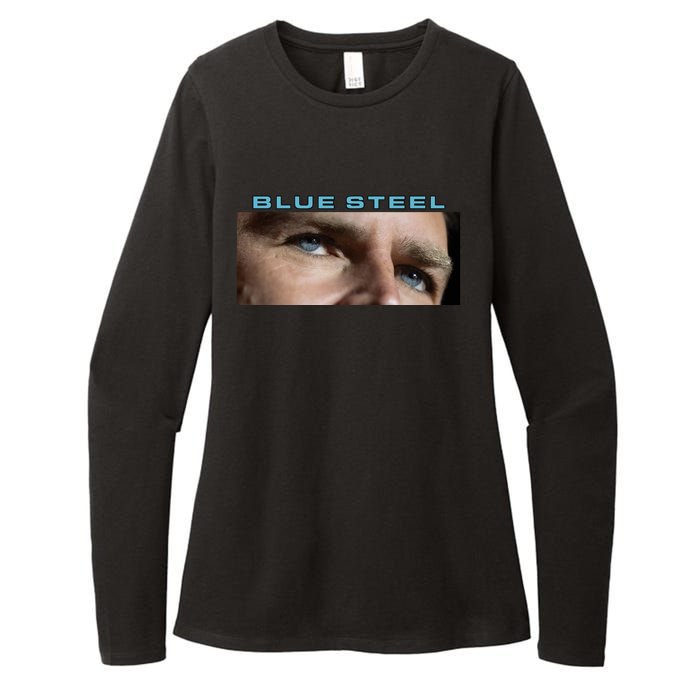 Jd Vance Blue Steel Womens CVC Long Sleeve Shirt