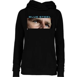 Jd Vance Blue Steel Womens Funnel Neck Pullover Hood