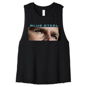 Jd Vance Blue Steel Women's Racerback Cropped Tank