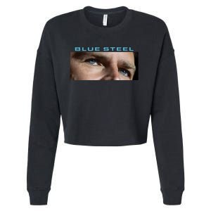 Jd Vance Blue Steel Cropped Pullover Crew