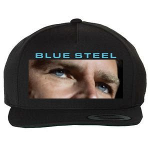 Jd Vance Blue Steel Wool Snapback Cap