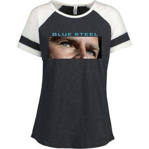 Jd Vance Blue Steel Enza Ladies Jersey Colorblock Tee