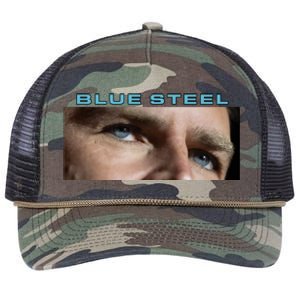 Jd Vance Blue Steel Retro Rope Trucker Hat Cap