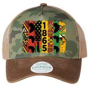 Junenth Vibes Black History Junenth 1865 Flag Cool Gift Legacy Tie Dye Trucker Hat