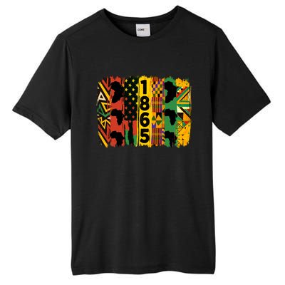 Junenth Vibes Black History Junenth 1865 Flag Cool Gift Tall Fusion ChromaSoft Performance T-Shirt