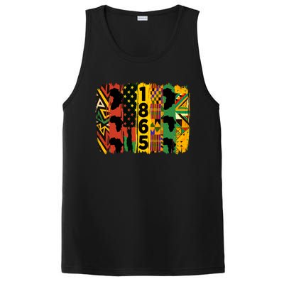 Junenth Vibes Black History Junenth 1865 Flag Cool Gift PosiCharge Competitor Tank