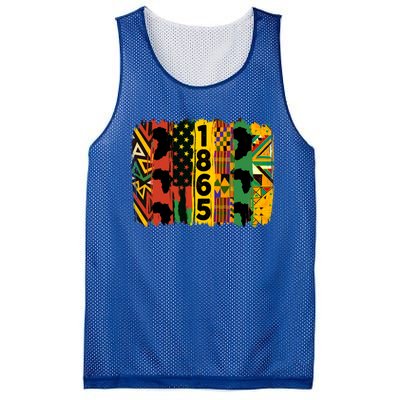 Junenth Vibes Black History Junenth 1865 Flag Cool Gift Mesh Reversible Basketball Jersey Tank