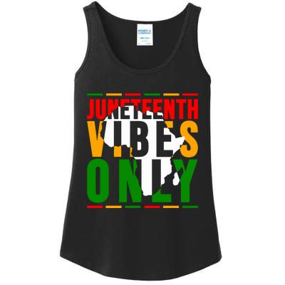 Juneteenth Vibes Black History Month African American Ladies Essential Tank