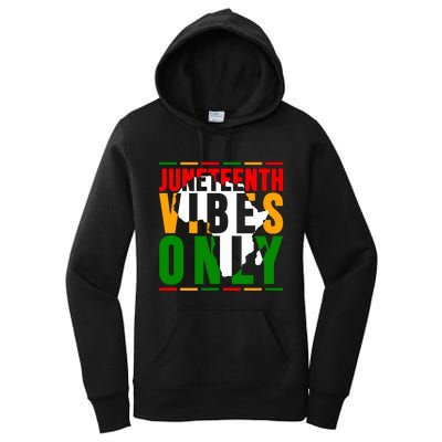 Juneteenth Vibes Black History Month African American Women's Pullover Hoodie