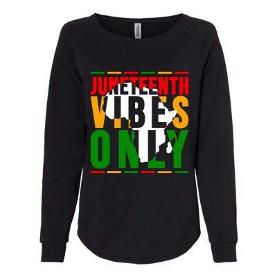 Juneteenth Vibes Black History Month African American Womens California Wash Sweatshirt