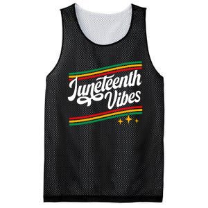 Juneteenth Vibes Black History Month Black Proud Mesh Reversible Basketball Jersey Tank