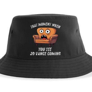 Jd Vance Couch That Moment When You See Jd Coming Sustainable Bucket Hat