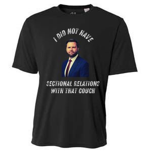 Jd Vance Couch I Did Not Have Sectional Relations Funny Meme Cooling Performance Crew T-Shirt