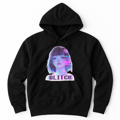 Japanese Vaporwave Edgy Sad Glitch Anime Aesthetic Hoodie
