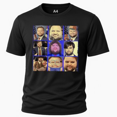 JD Vance Face Meme  Cooling Performance Crew T-Shirt