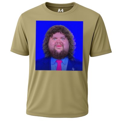 JD Vance Face Meme Cooling Performance Crew T-Shirt