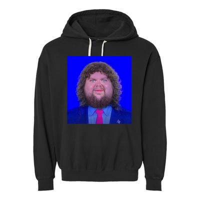 JD Vance Face Meme Garment-Dyed Fleece Hoodie