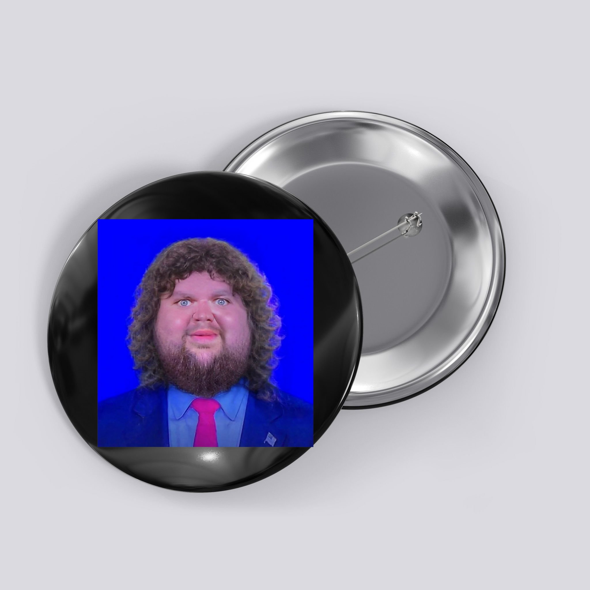 JD Vance Face Meme Button