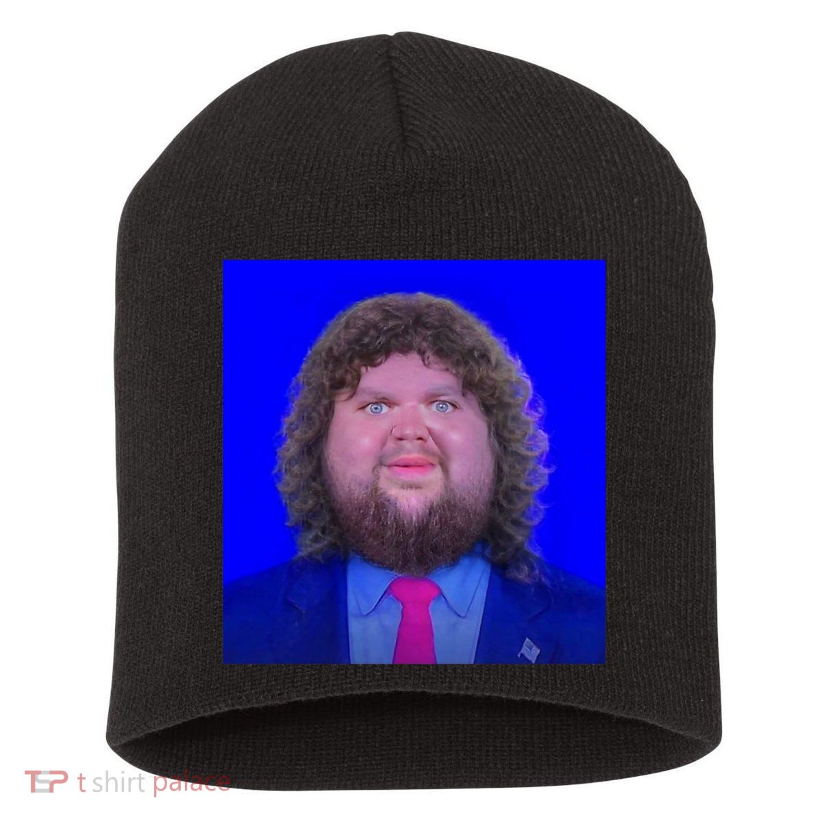 JD Vance Face Meme Short Acrylic Beanie