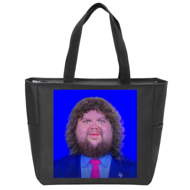 JD Vance Face Meme Zip Tote Bag