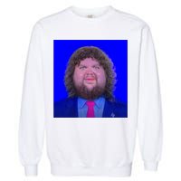 JD Vance Face Meme Garment-Dyed Sweatshirt