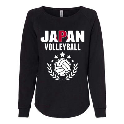 Japan Volleyball Fans Jersey Cute Gift Japanese Flag Sport Lovers Gift Womens California Wash Sweatshirt