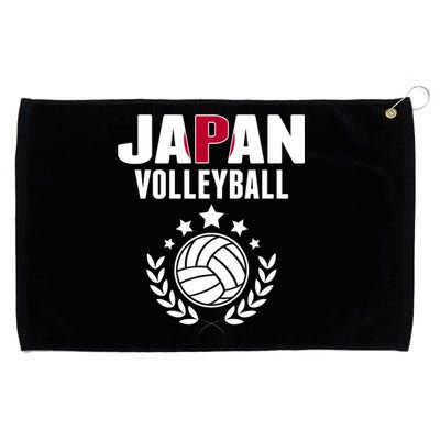 Japan Volleyball Fans Jersey Cute Gift Japanese Flag Sport Lovers Gift Grommeted Golf Towel