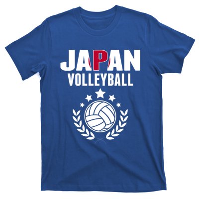 Japan Volleyball Fans Jersey Cute Gift Japanese Flag Sport Lovers Gift T-Shirt