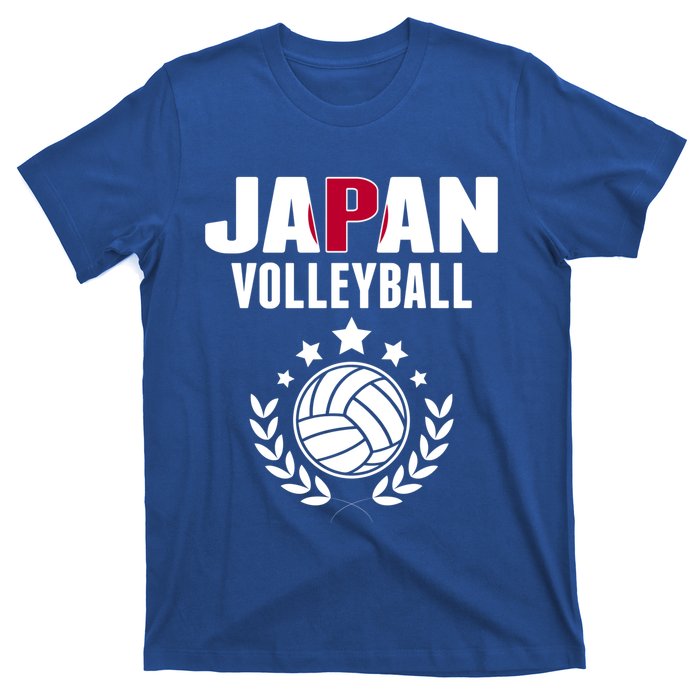 Japan Volleyball Fans Jersey Cute Gift Japanese Flag Sport Lovers Gift T-Shirt