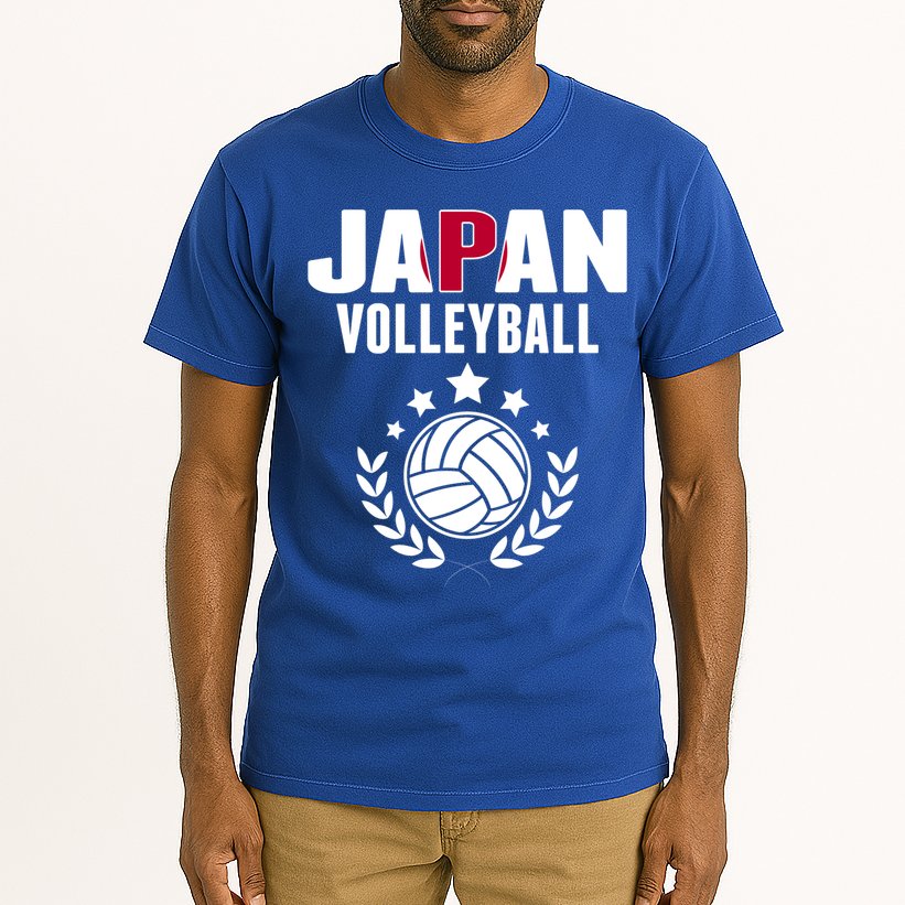 Japan Volleyball Fans Jersey Cute Gift Japanese Flag Sport Lovers Gift Tall T-Shirt