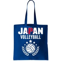 Japan Volleyball Fans Jersey Cute Gift Japanese Flag Sport Lovers Gift Tote Bag