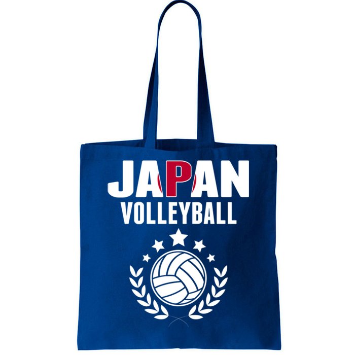 Japan Volleyball Fans Jersey Cute Gift Japanese Flag Sport Lovers Gift Tote Bag