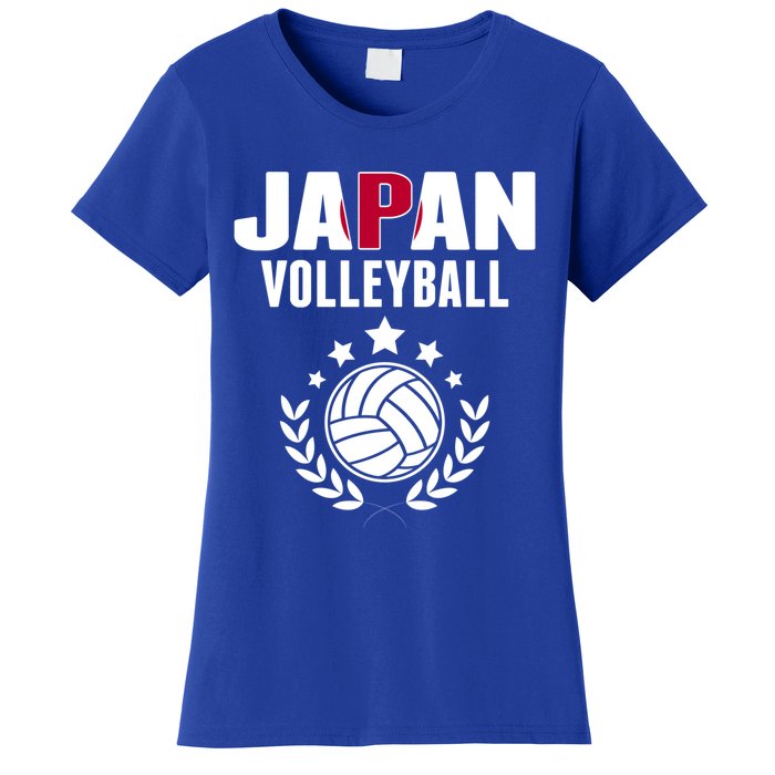 Japan Volleyball Fans Jersey Cute Gift Japanese Flag Sport Lovers Gift Women's T-Shirt