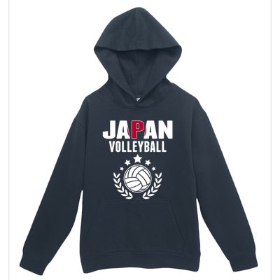 Japan Volleyball Fans Jersey Cute Gift Japanese Flag Sport Lovers Gift Urban Pullover Hoodie