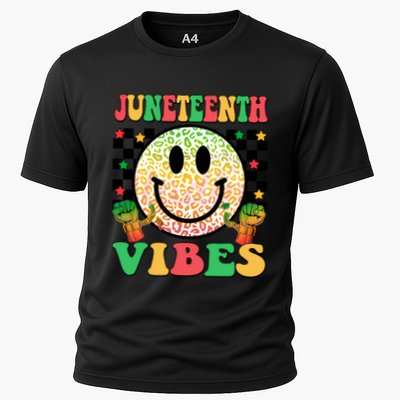 Junenth Vibes Freedom Day 1865 Black History Month Groovy Gift Performance Shirt